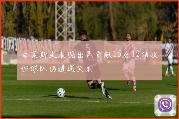 吉莱斯皮表现出色贡献15分12助攻但球队仍遭遇失利
